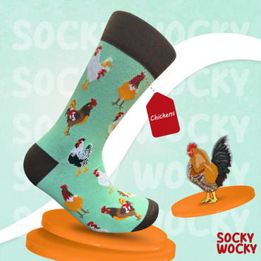 Chickens Socks Farm Animal Series