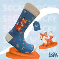 Fox Flute Socks Fantasy Animal Series