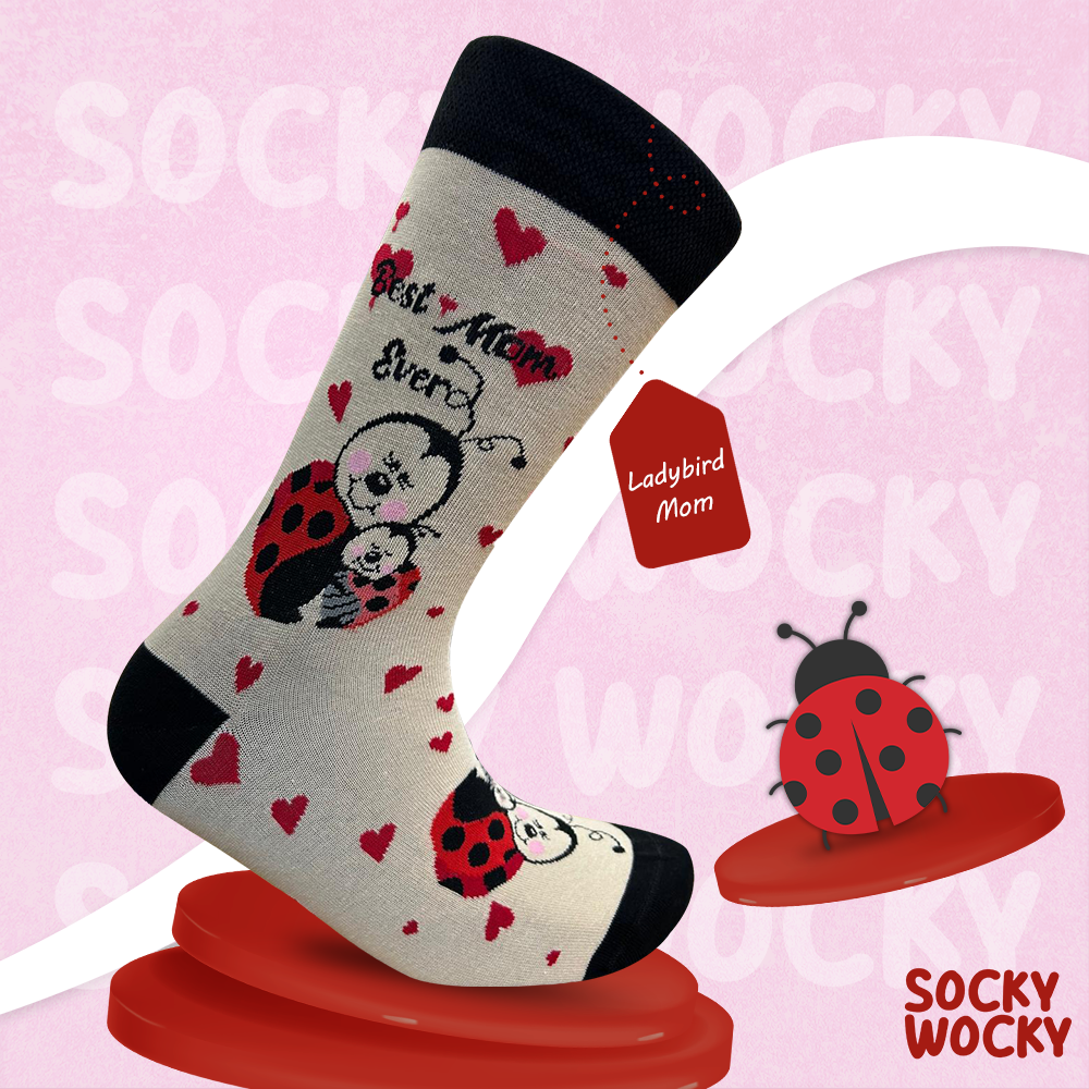 Ladybird Mom Socks Mother Nature Edition