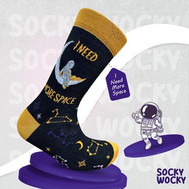 I Need More Space Socks Space Humor Series