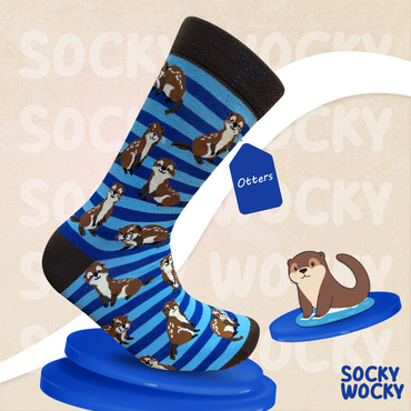 Otters Socks Cute Water Animal Edition