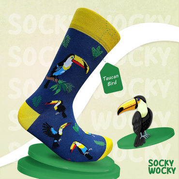 Toucan Bird Socks Tropical Nature Edition