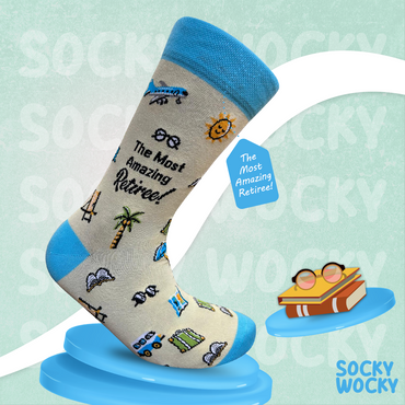 The Most Amazing Retiree Socks Celebration Gift Edition