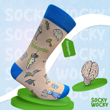 Philosophy Socks Thinker Concept Series