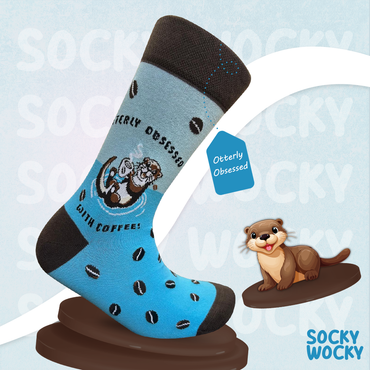 Otterly Obsessed Socks Cute Otter Lovers Edition