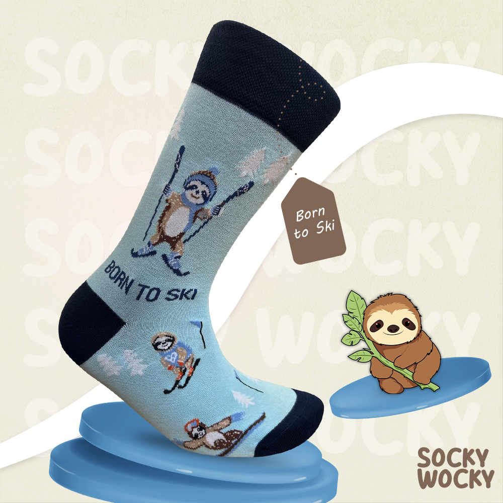 Calze Born to Ski Collezione Sport Alpino