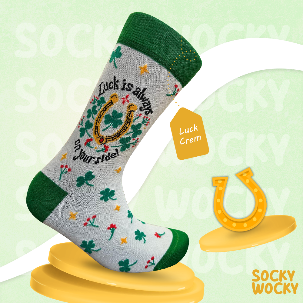 Luck Cream Socks Soft Lucky Charm Edition