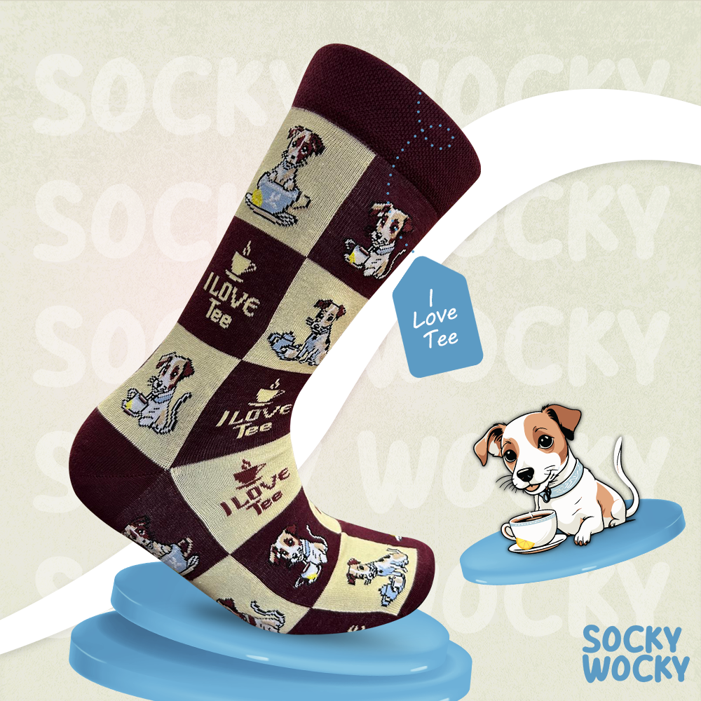 I Love Tee Socks Dog Lover Design