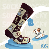 I Love Tee Socks Dog Lover Design