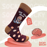 Use Your Brain Socks Smart Thinking Series