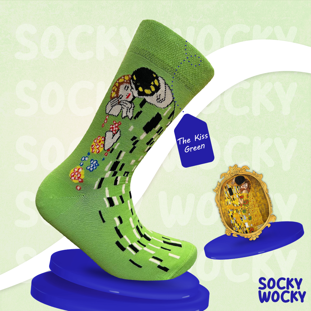 The Kiss Green Socks Artistic Variation Series