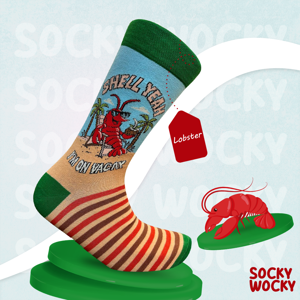 Shell Yeah Socks Ocean Animal Theme
