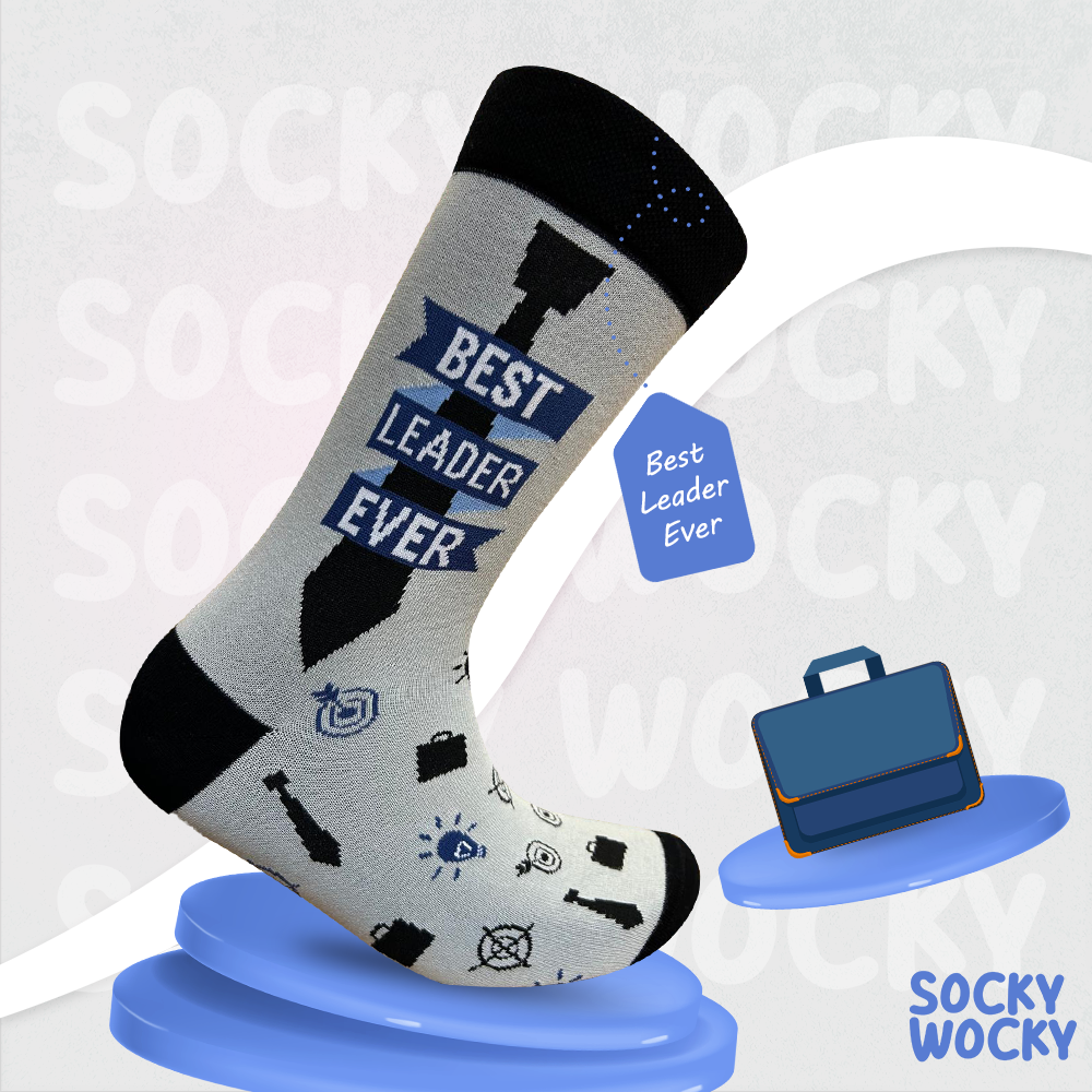Best Leader Ever Socks Leadership Appreciation Series