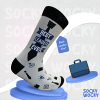 Best Leader Ever Socks Leadership Appreciation Series