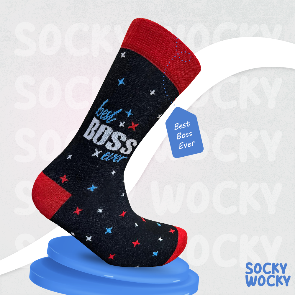 Best Boss Ever Socks Workplace Gift Edition