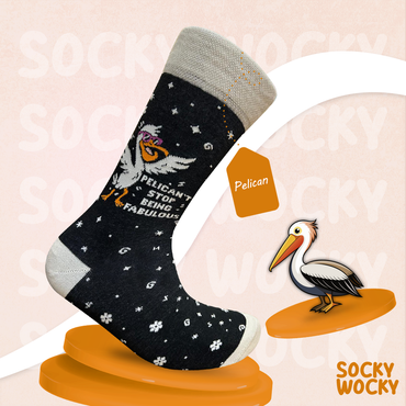 Pelican Socks Coastal Bird Series