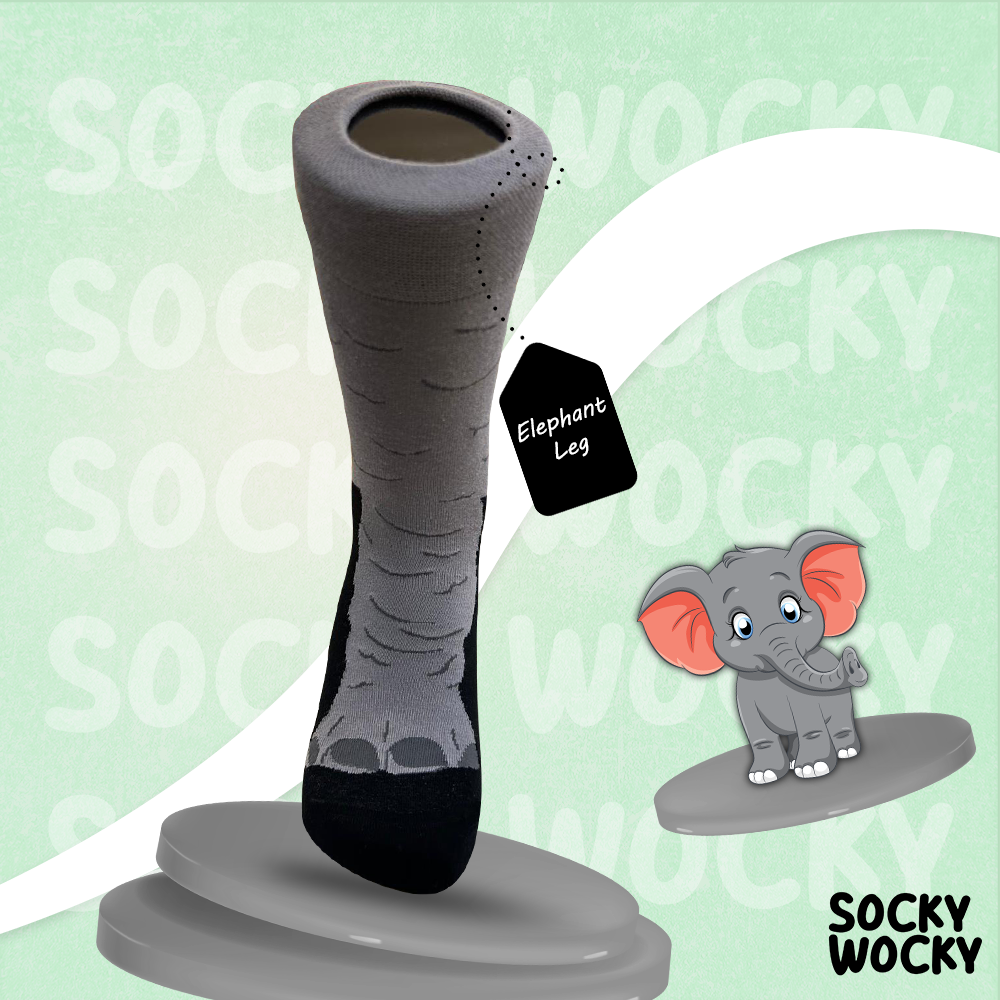 Elephant Leg Socks Safari Animal Style