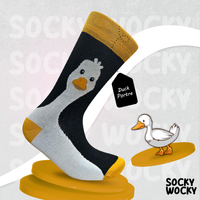 Duck Portre Socks Animal Portrait Series