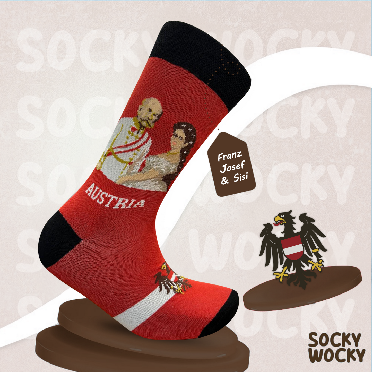 Franz Josef & Sisi Socks Imperial Vienna Edition