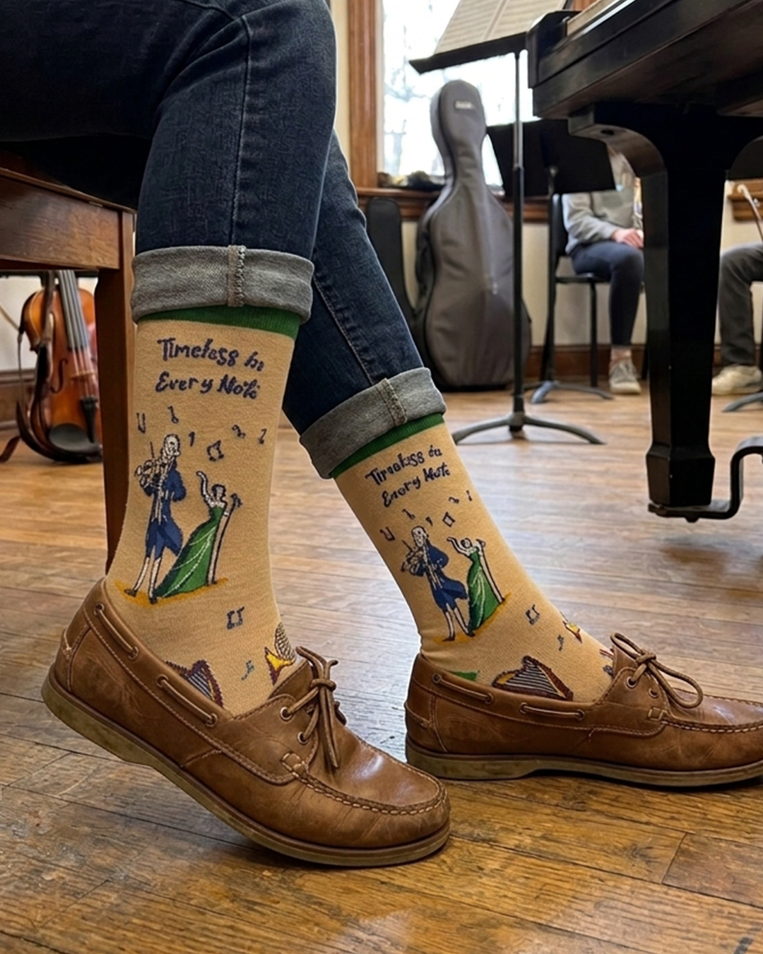 Timeless in Every Note Socks