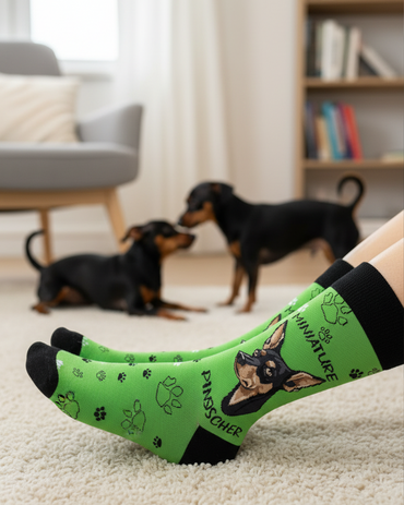 Miniature Pinscher Socks Small Dog Series