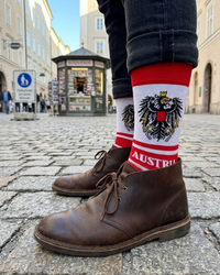 Austria Flag Socks