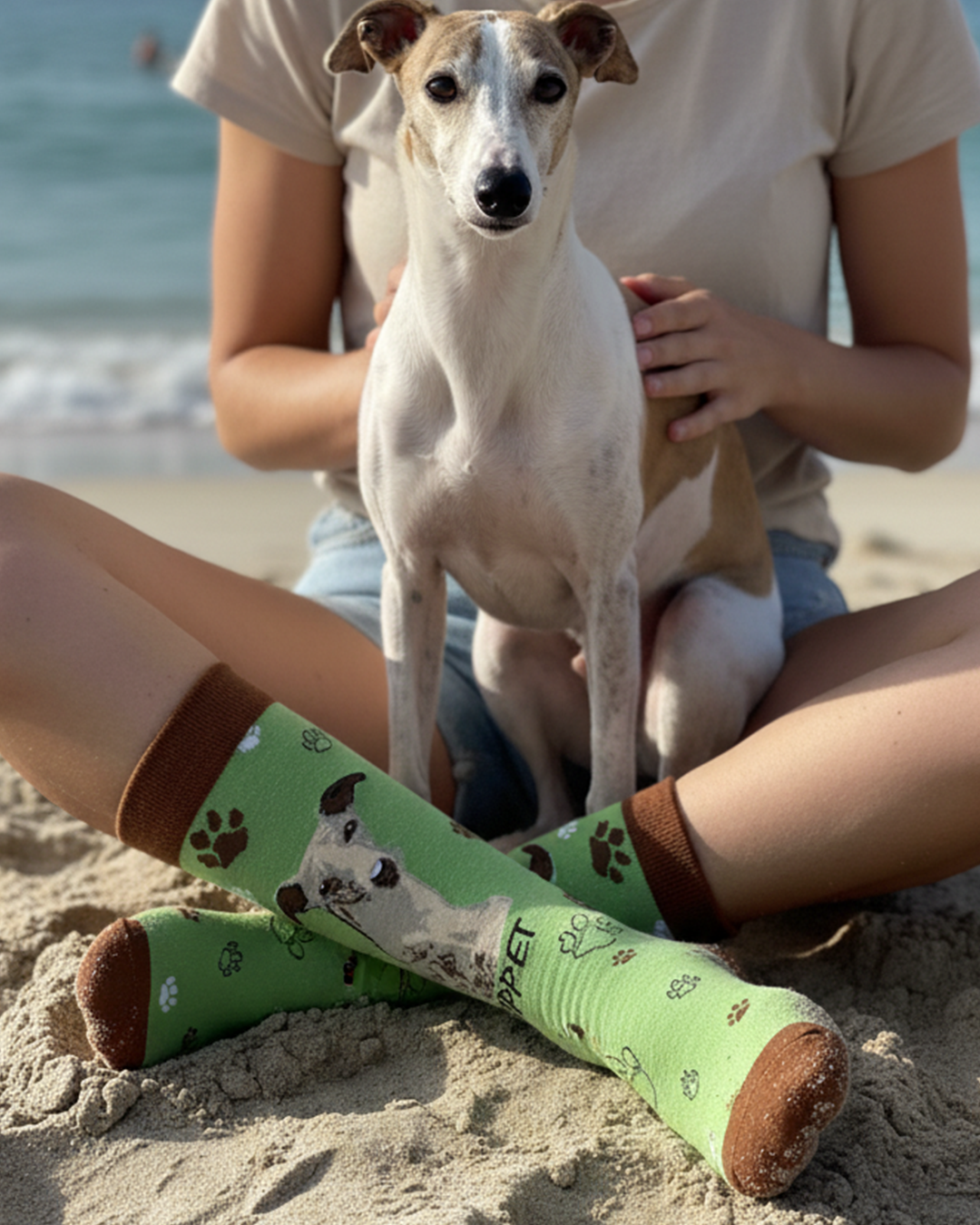 Whippet Socks Dog Breed Series