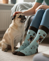 Pug Socks Cute Dog Breed Collection