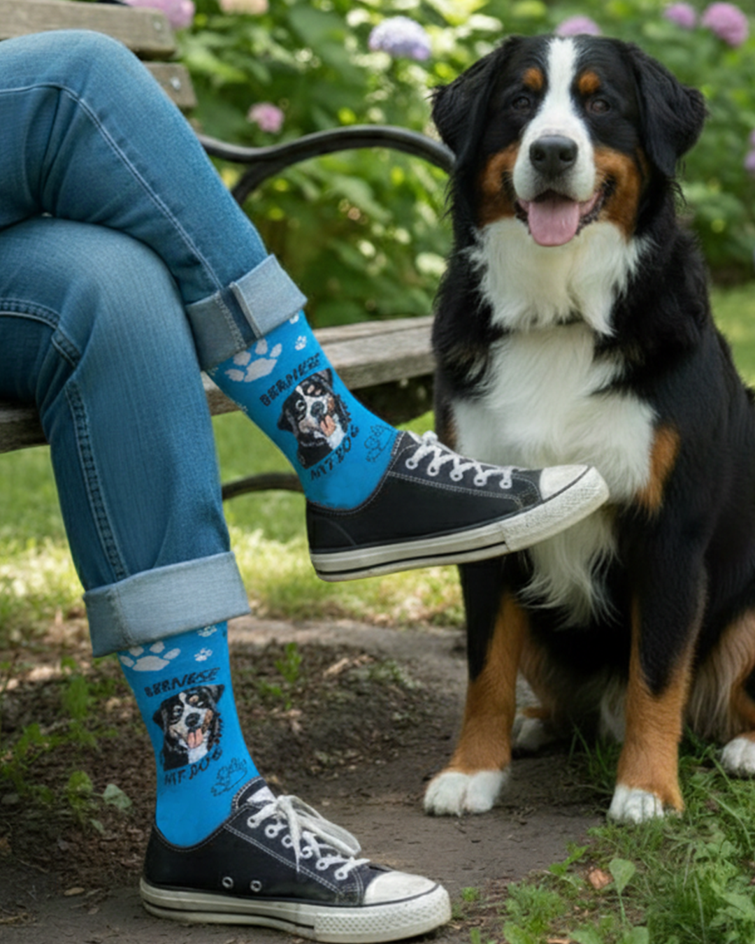 Bernese Socks Alpine Dog Series