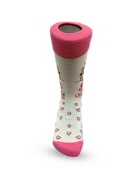Queen of the House Pink Crown Socks