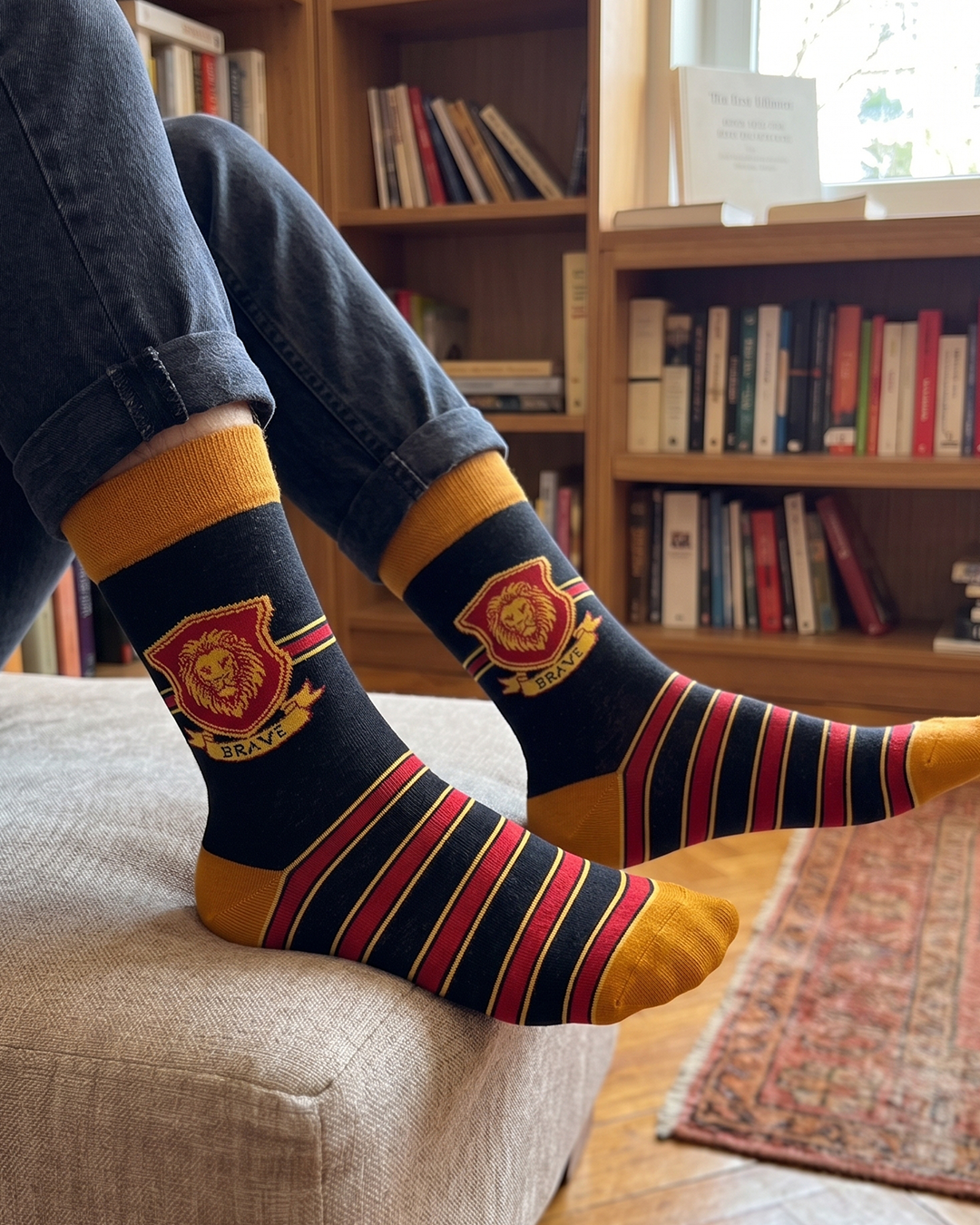 Brave House Lion Crest Socks