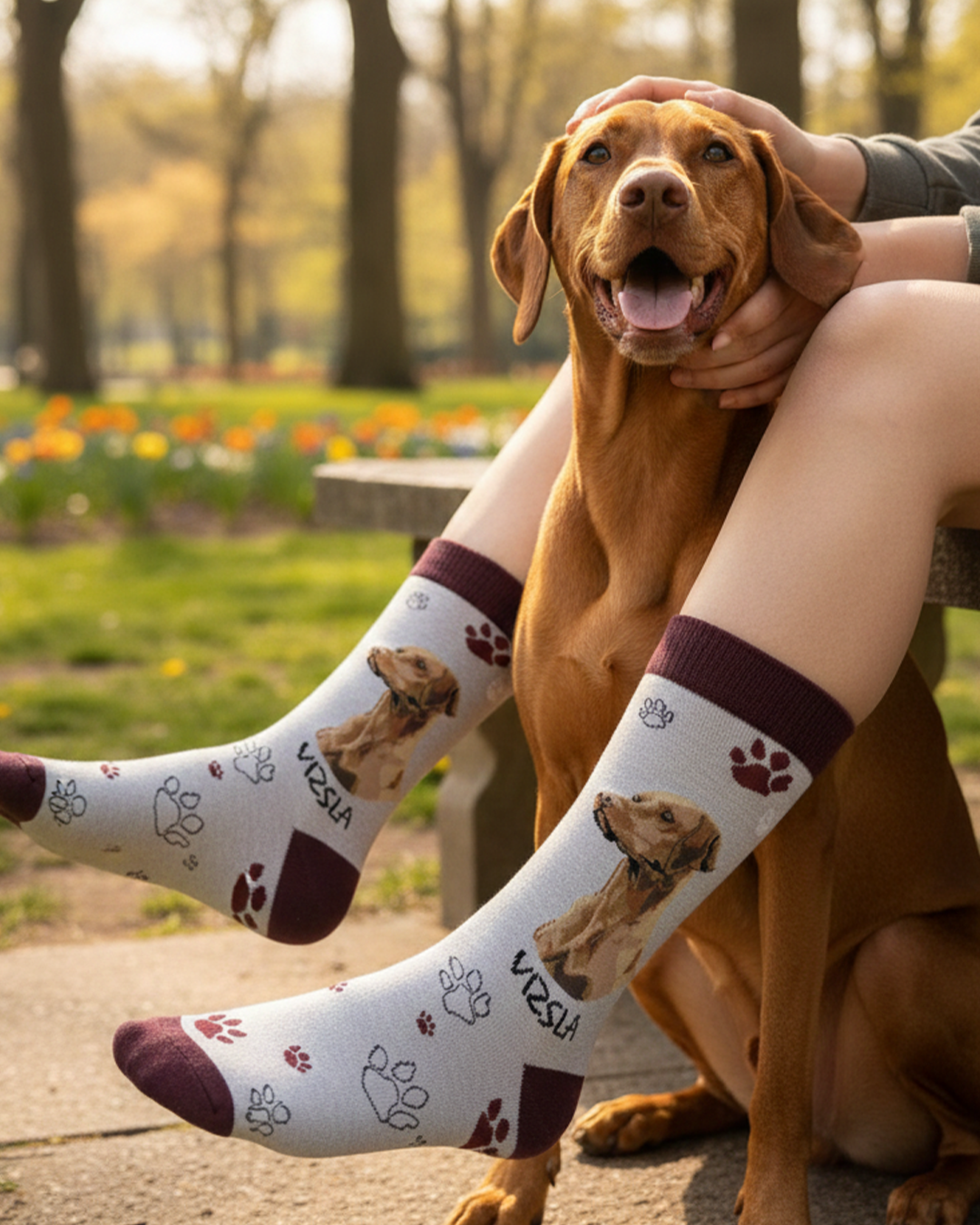 Vizsla Socks Hungarian Dog Series