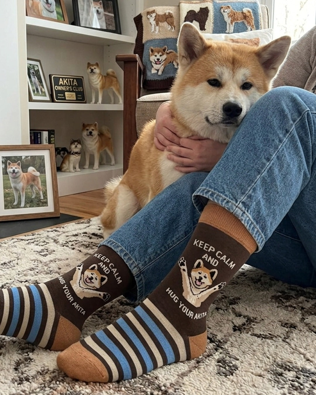 Calze Akita Serie Razza di Cani Giapponesi