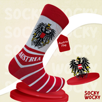 Austria Flag Socks