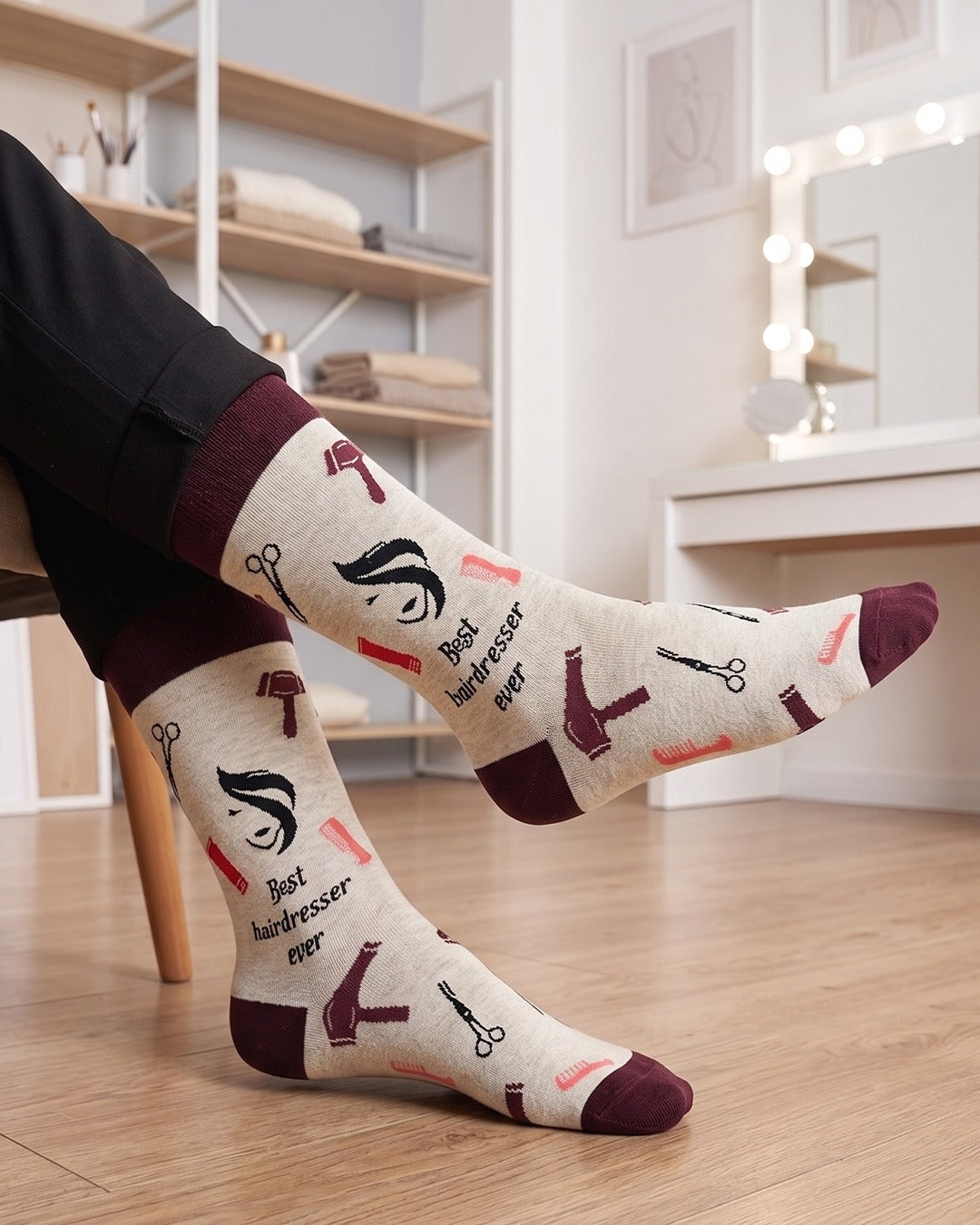Best Hairdresser Ever Socks Comfort with a Stylish Twist