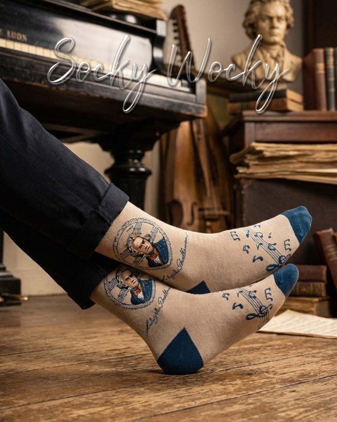 Beethoven Socks Classical Music Tribute Series