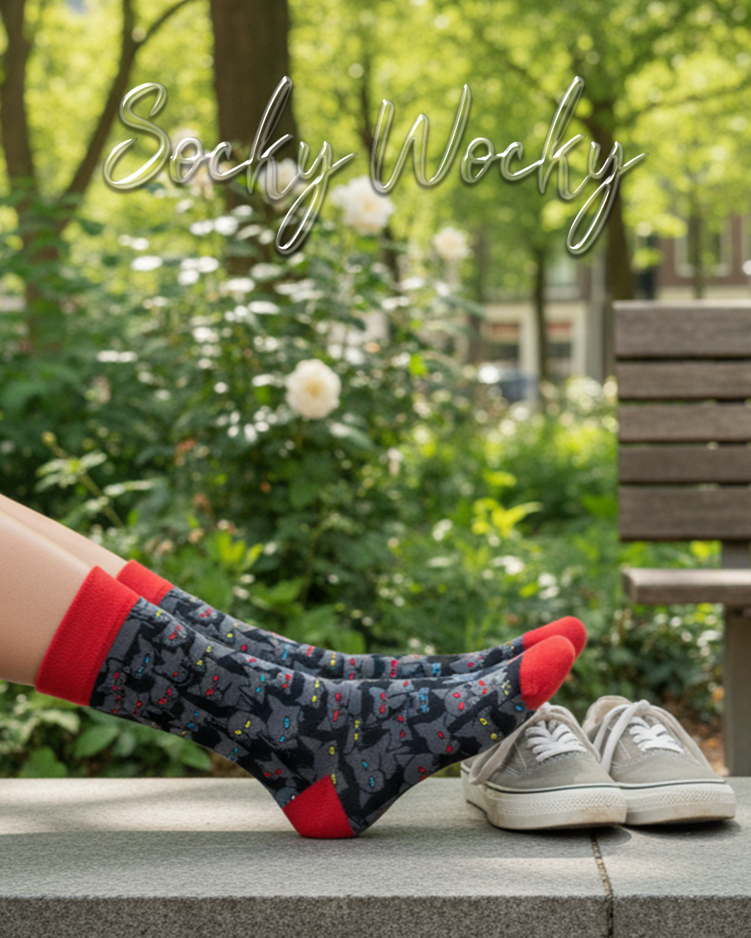 Mysterytier-Serie Schwarze Katzensocken