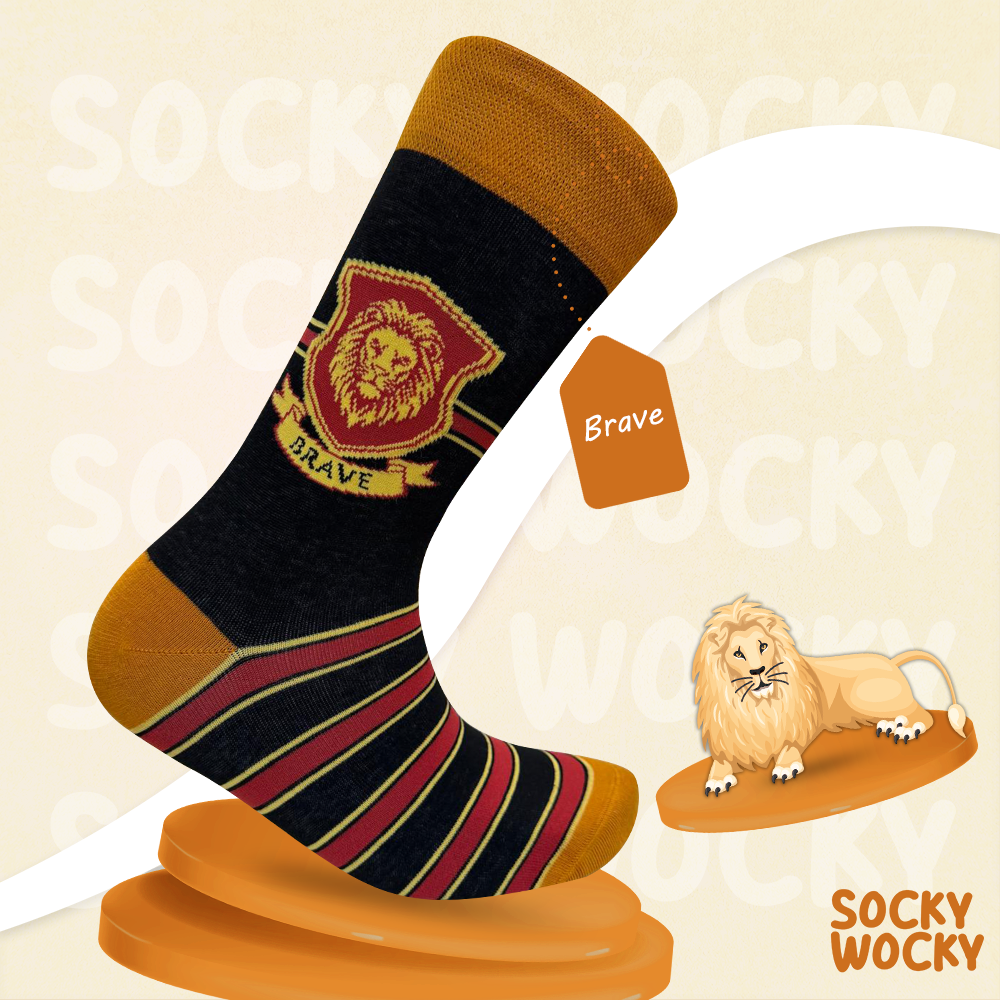 Brave House Lion Crest Socks