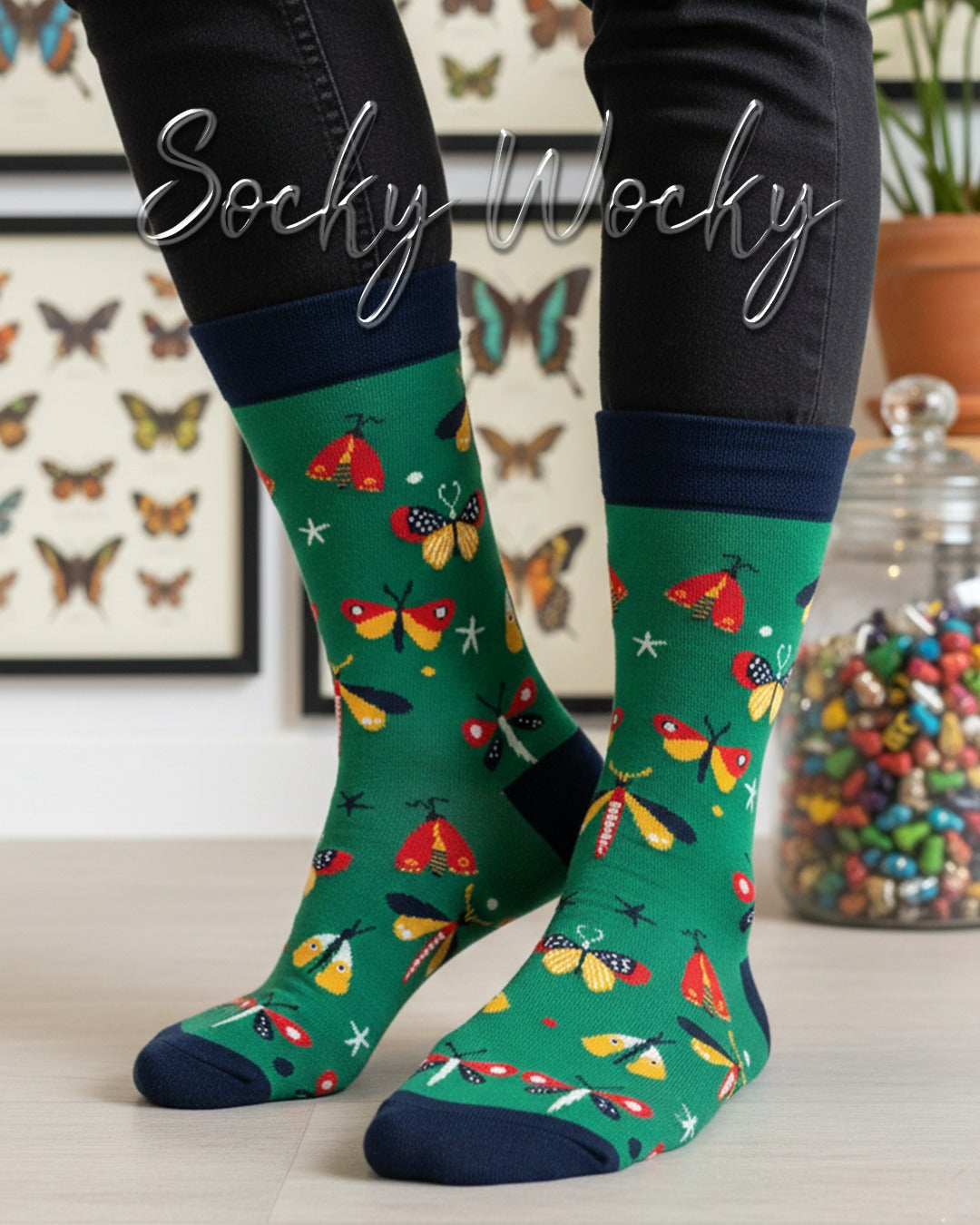 Butterflies Socks Nature Wings Edition