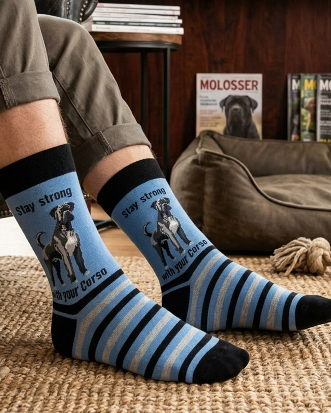 Cane Corso Socks Strong Guard Dog Edition