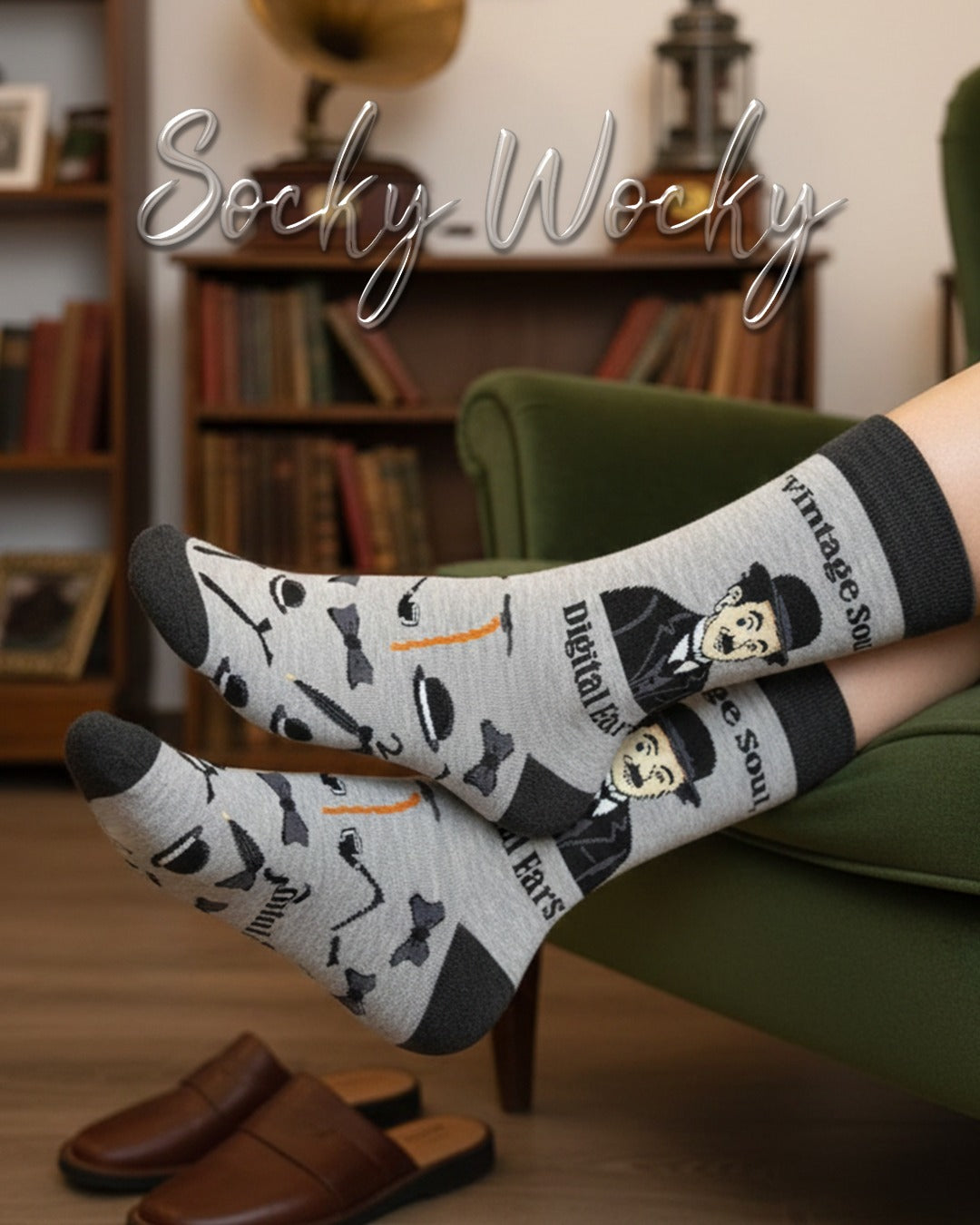 Calze Charlie Chaplin Tributo al Cinema Classico