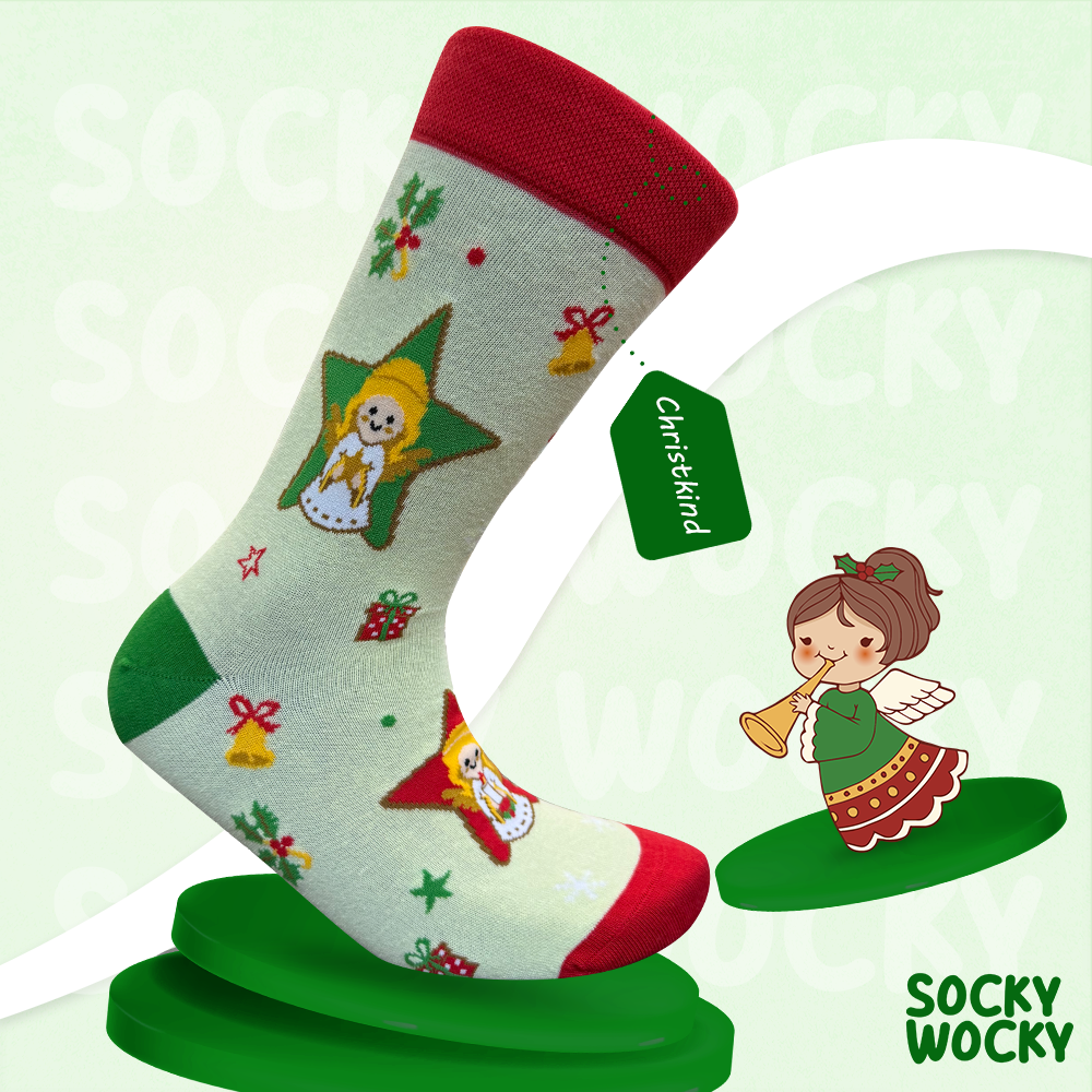 Christkind & Christmas Angel Festive Socks