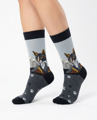 City Cat Socks Urban Animal Edition