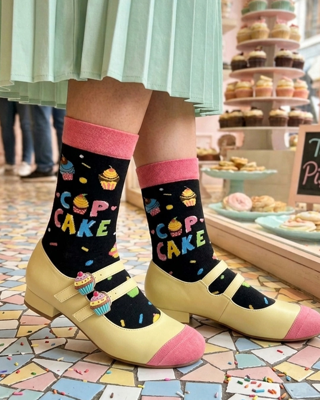 Calze Cupcake Serie Dessert Dolce