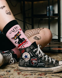 Chaussettes Mignonnes Mais Psychopathes Édition Double Personnalité
