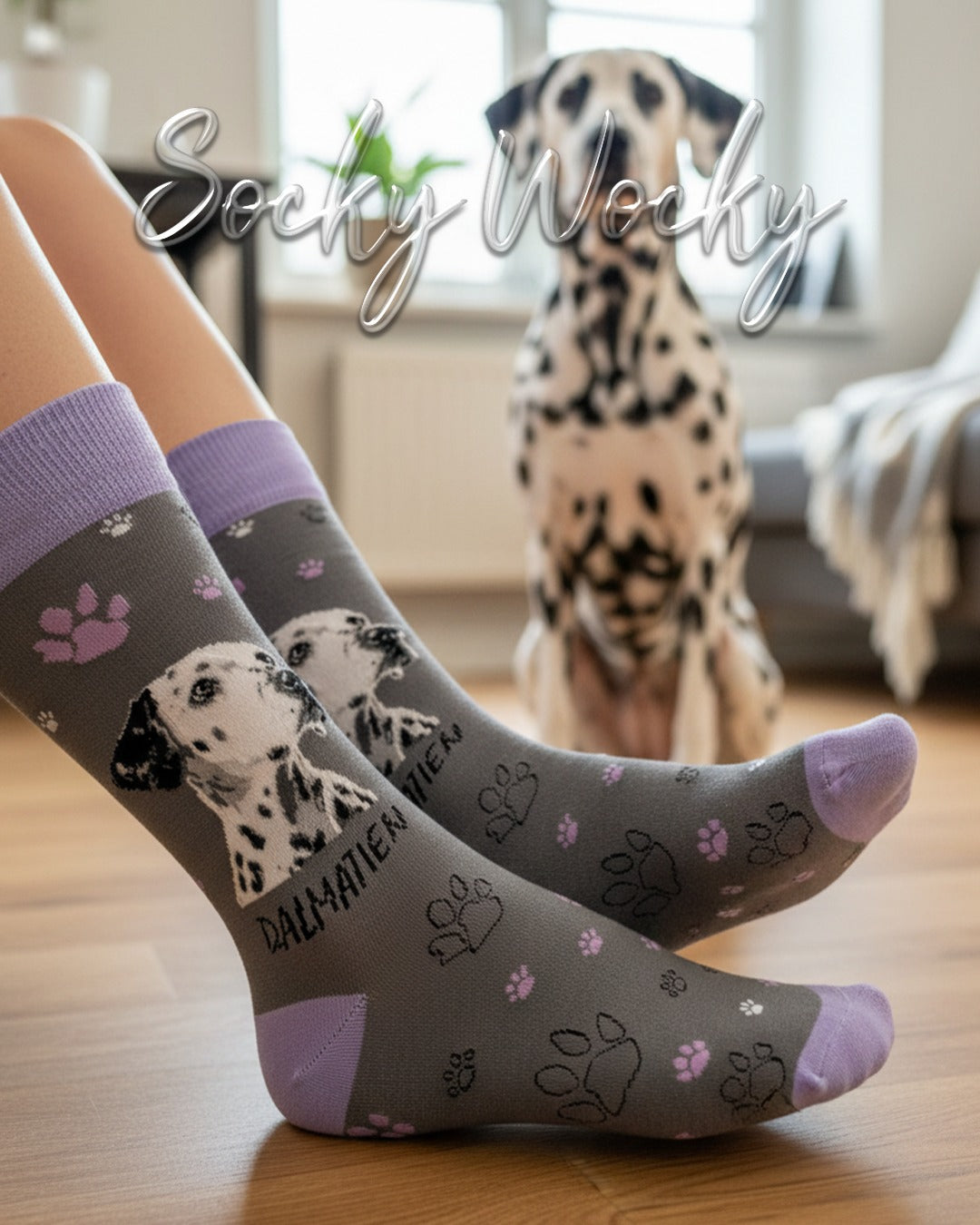 Dalmatian Socks Spot Dog Series