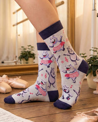 Tanzende Nilpferde Socken Safari Spaß Edition