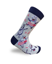 Tanzende Nilpferde Socken Safari Spaß Edition