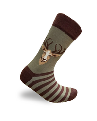 Chaussettes Portrait de Cerf Édition Art Animalier