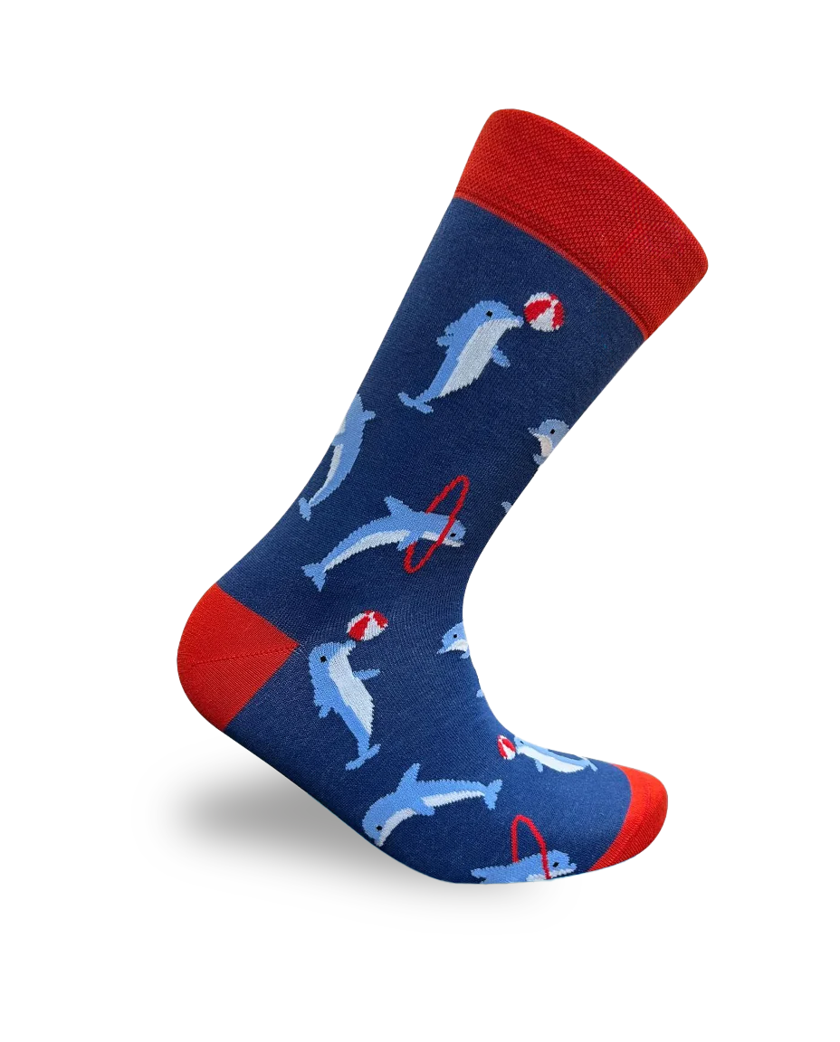 Chaussettes Dauphin - Édition Animaux Marins